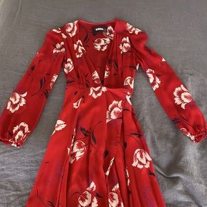 Reformation Ashley wrap dress